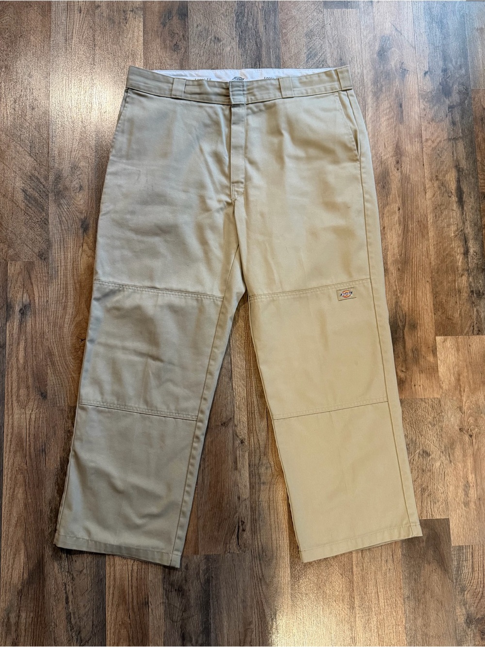 Dickies Khaki Double Knee Loose Fit